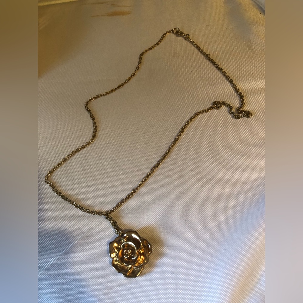 ❤️Unique Rose Locket Costume Necklace - 671 $25 or $20 w/offer